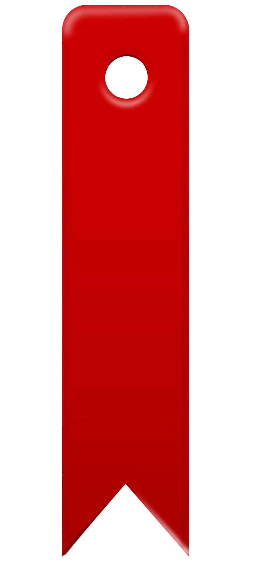 Red Bookmark PNG-Bild