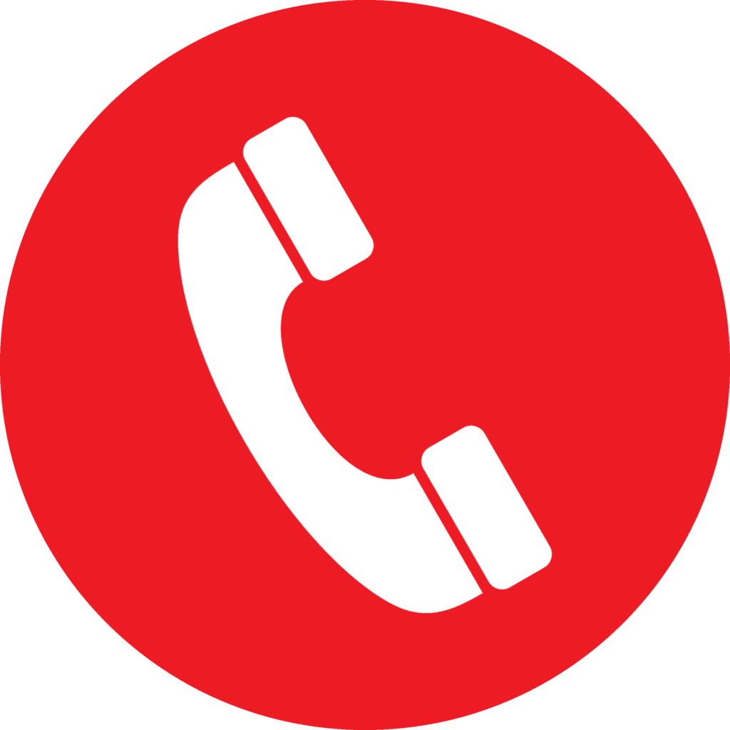 Red Call Button PNG High-Quality Image