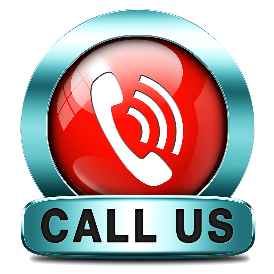 Red Call Button PNG Image