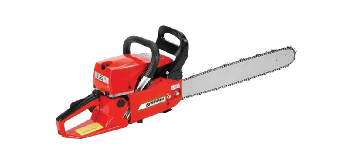 Red Chainsaw Download PNG Image