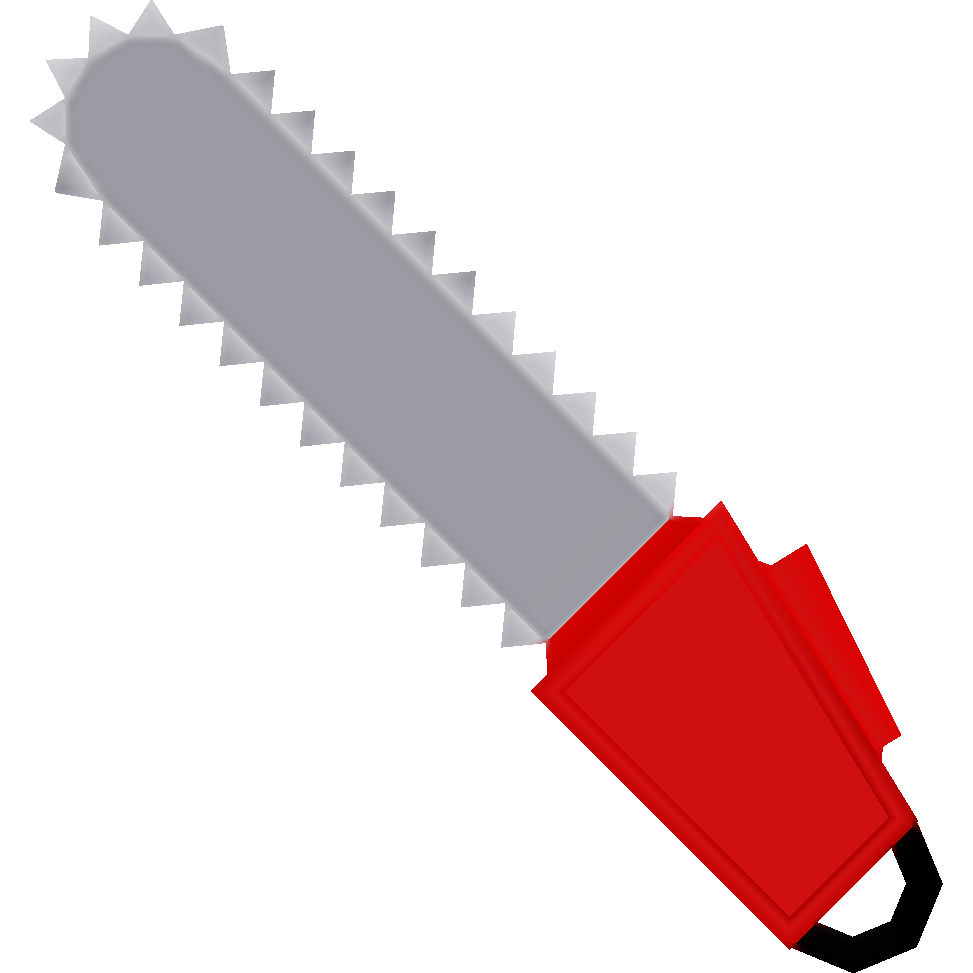Red Chainsaw PNG Background Image