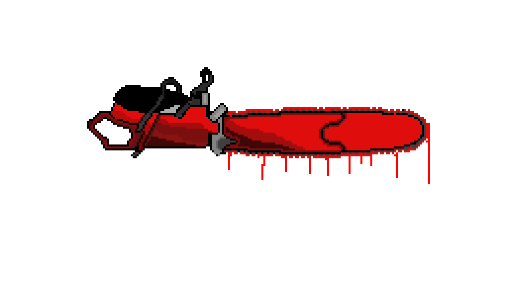 Red Chainsaw PNG Free Download
