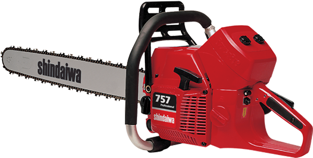 Red Chainsaw Transparent Image
