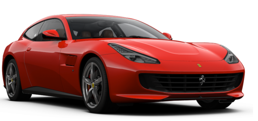 Red Ferrari GTC4LUSSO PNG фото