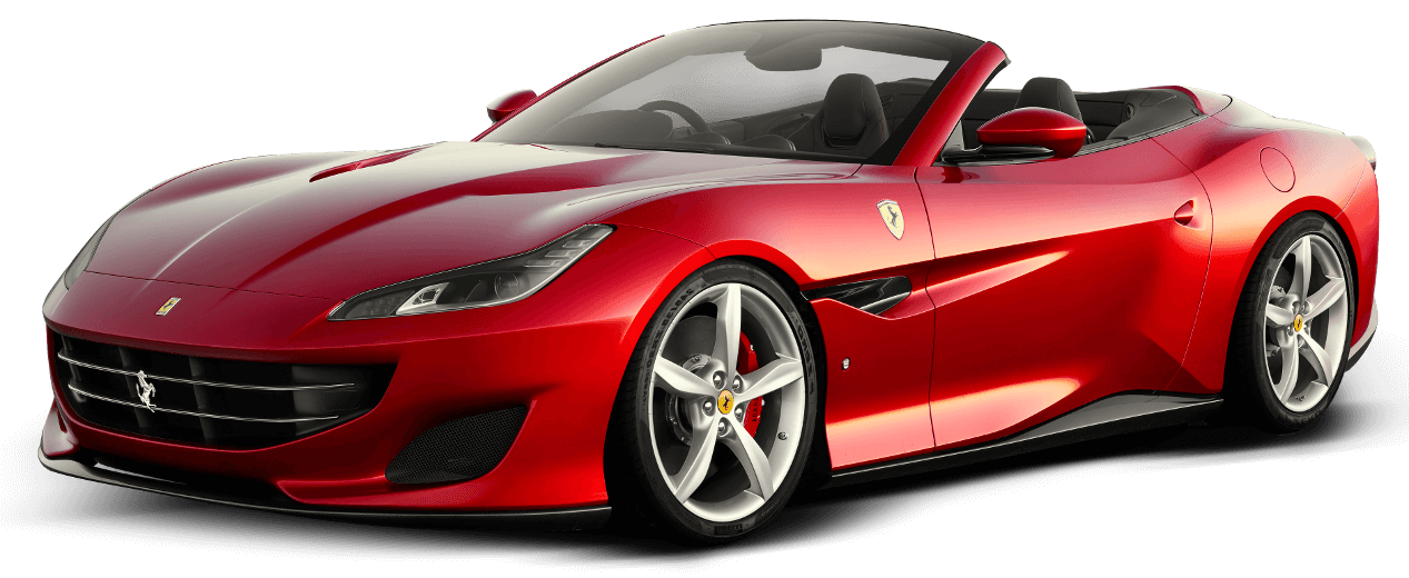 Red Ferrari GTC4Lusso PNG Transparent Image