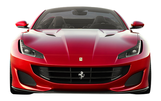 Red Ferrari Portofino PNG Gambar berkualitas tinggi