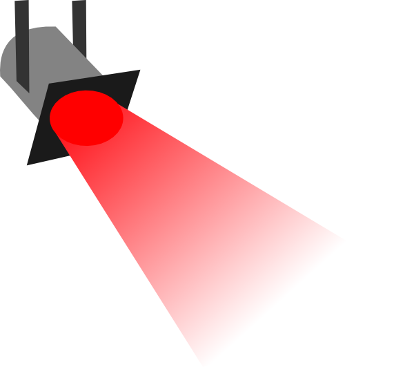 Red Light Beam Free PNG Image