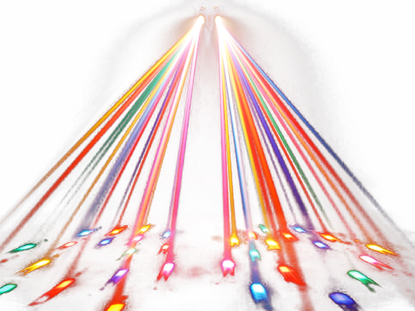 Imagem de alta qualidade de feixe de luz vermelha PNG