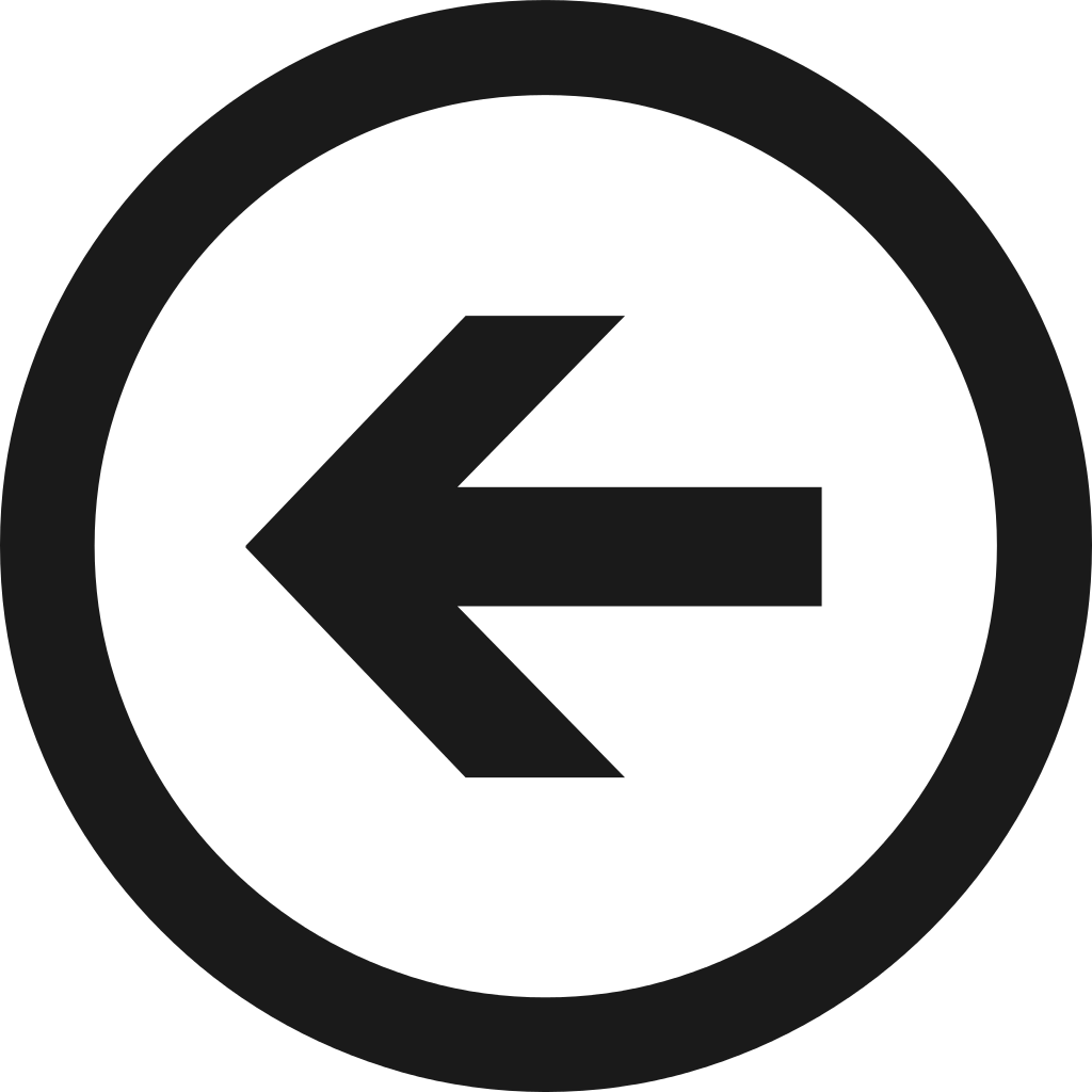 Round Back Button PNG Image Background
