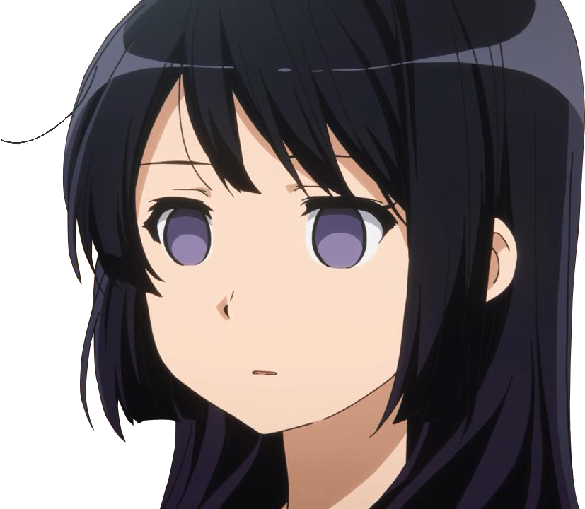 Sad Anime Girl PNG Transparent Image