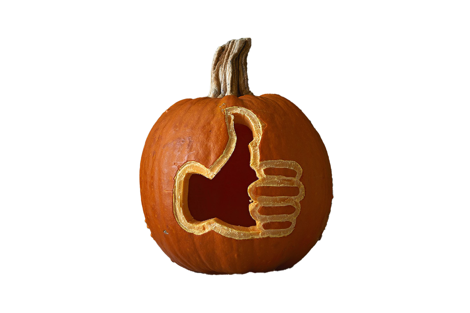 Simple Carved Pumpkin PNG Download Image