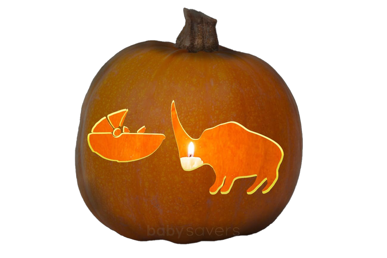 Simple Carved Pumpkin PNG Image