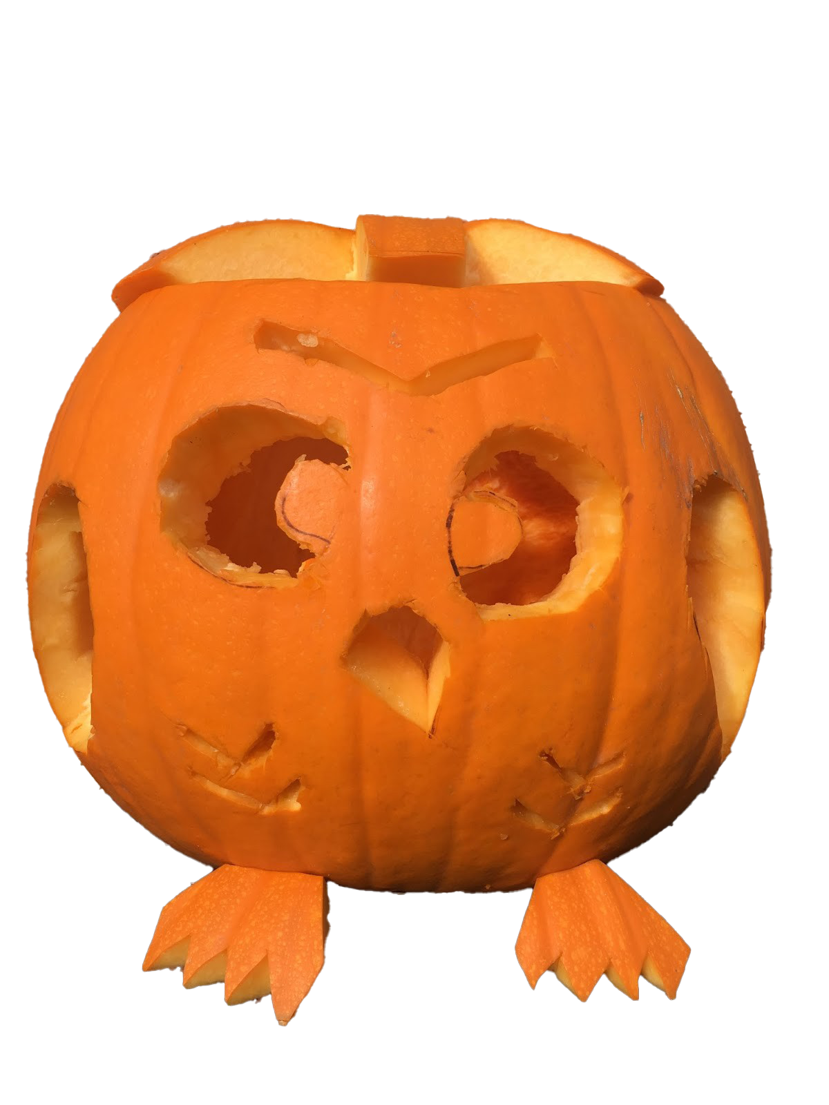 Simple Carved Pumpkin PNG Picture