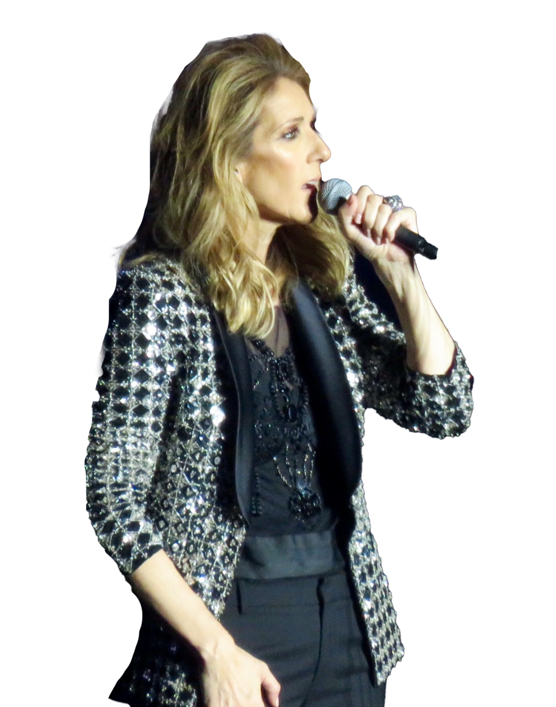 Singer Celine Dion PNG Image