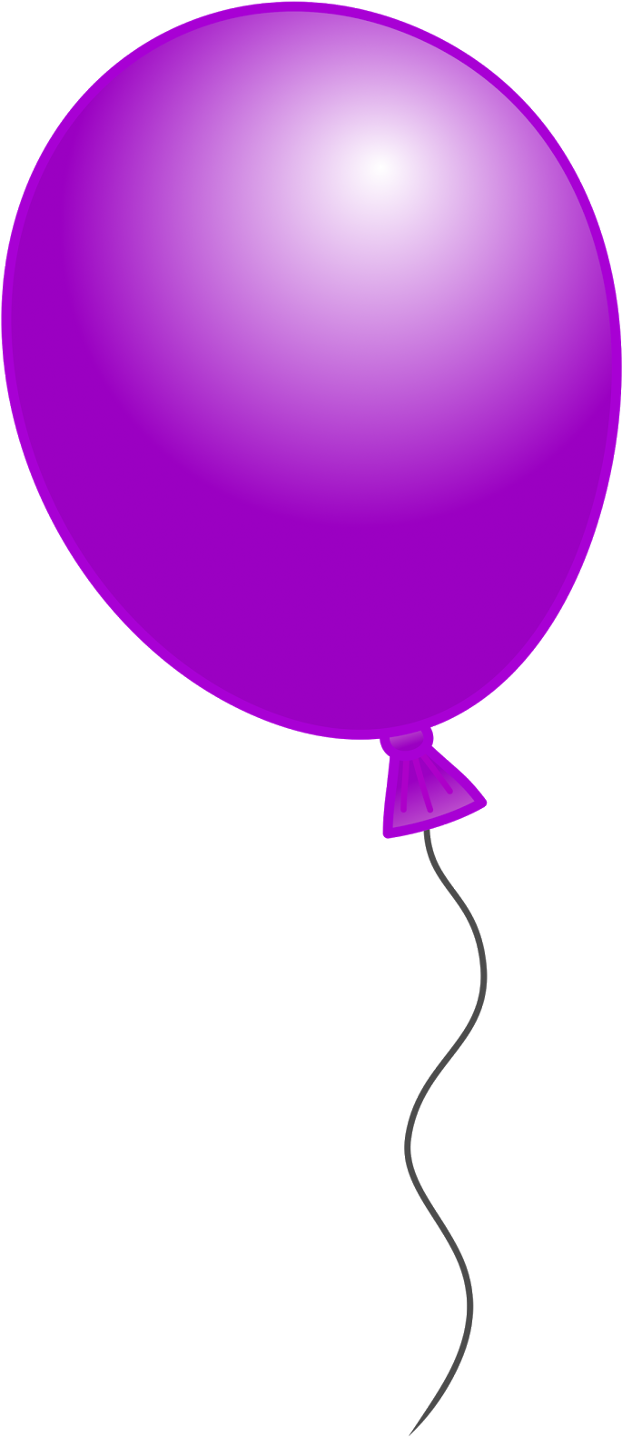 Single Balloon PNG Image Background