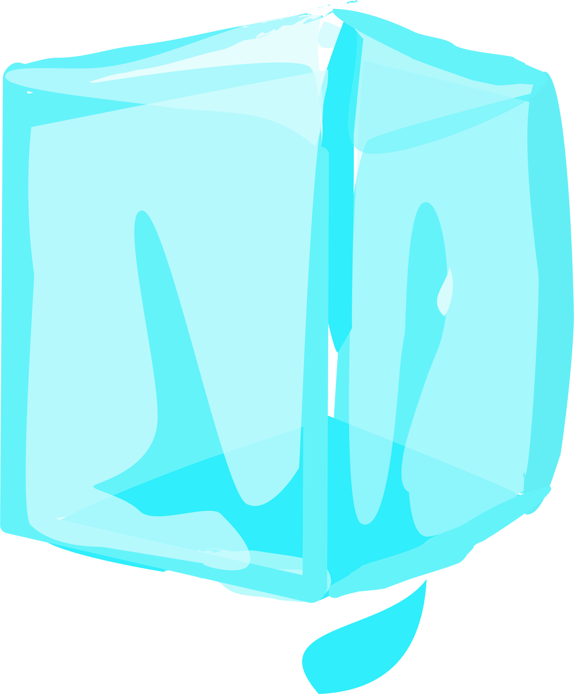Single Ice Cube PNG Photo