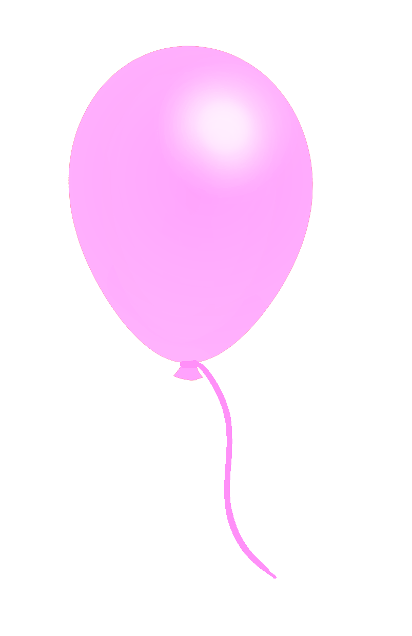 Single Lila Ballon PNG Hochwertiges Bild