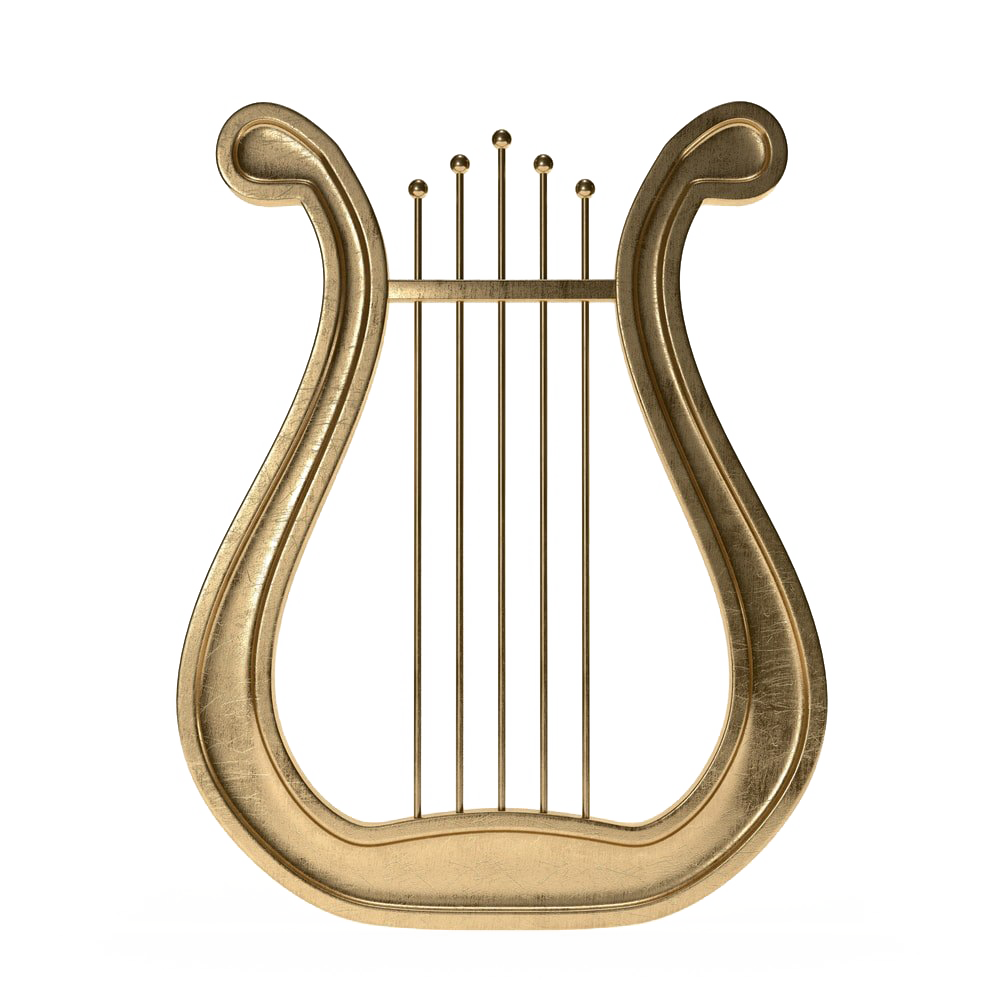 Petite harpe PNG image de haute qualité