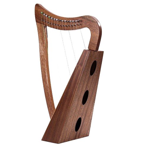 Small Portable Harp Transparent Background PNG