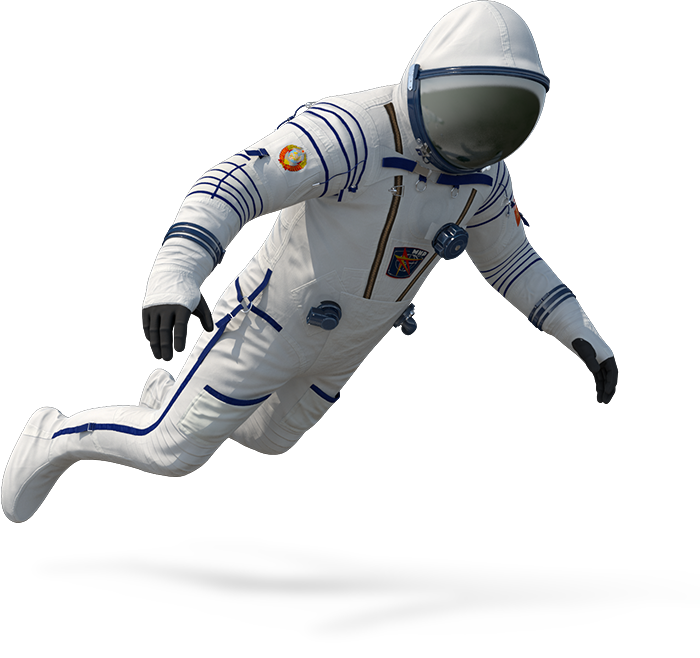 Ruimte astronaut Download PNG-Afbeelding