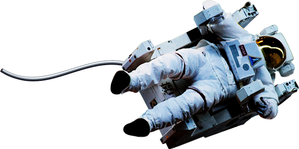 Immagine del PNG senza astronauta spaziale
