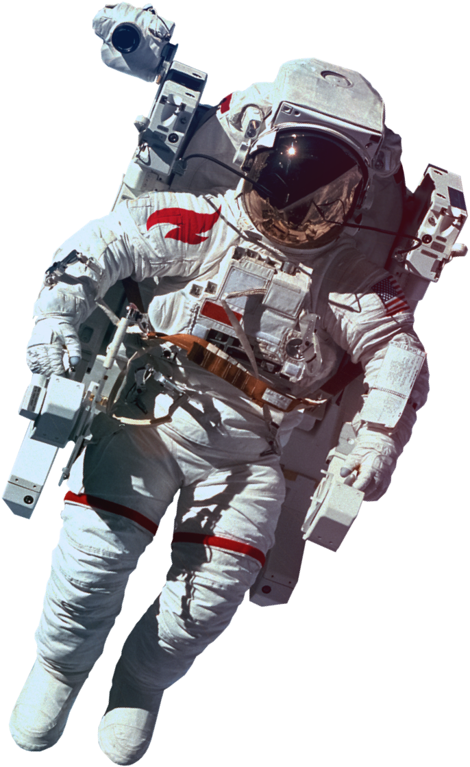 Ruimte astronaut PNG hoogwaardige Afbeelding