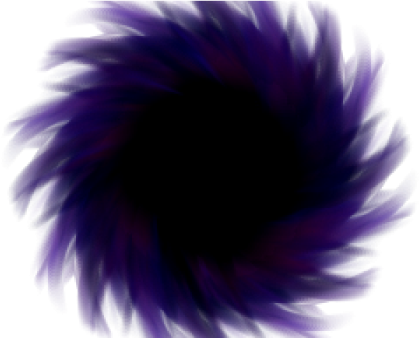 Immagine Trasparente del foro nero dello spazio