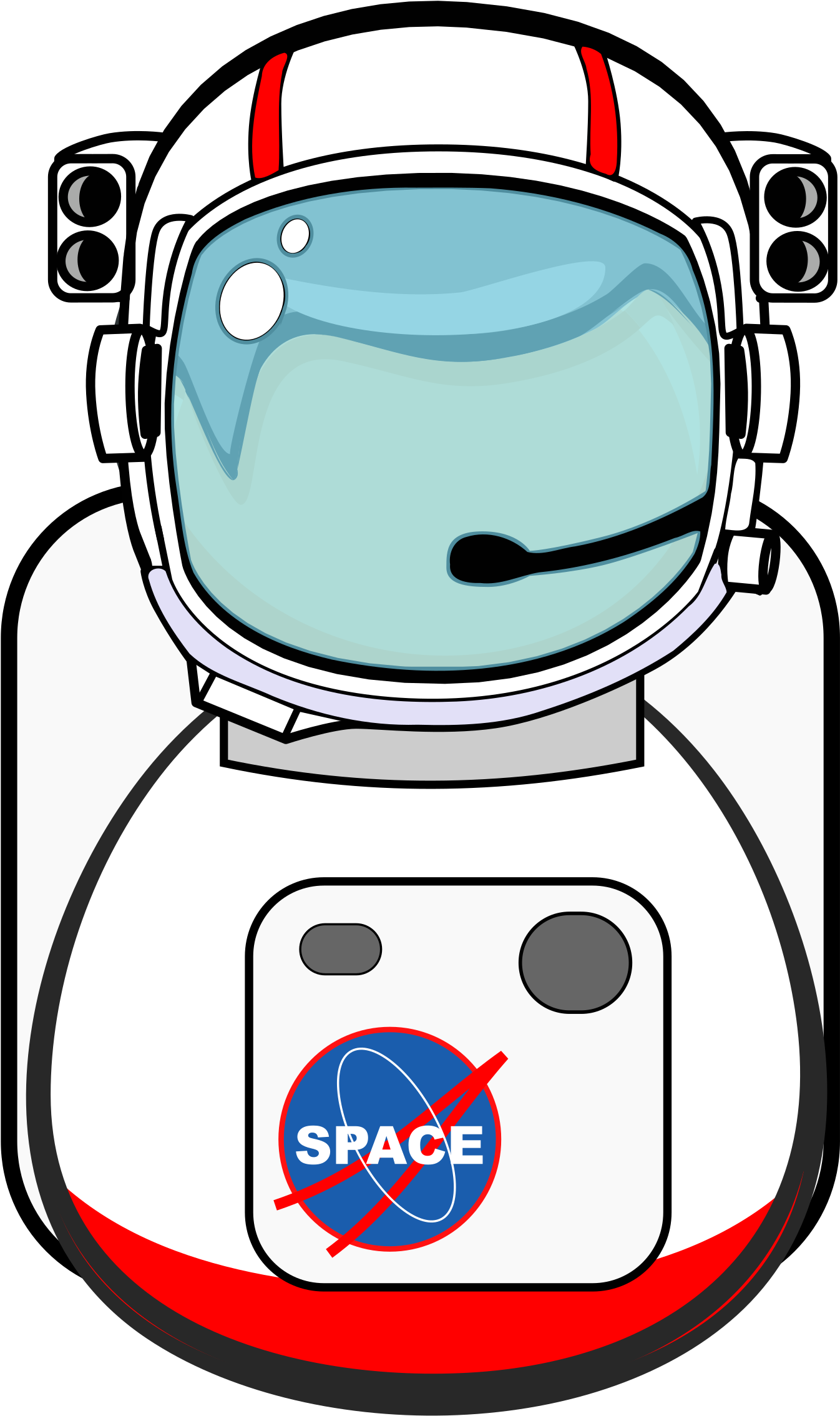 Immagine del PNG del casco dell astronauta di vettore