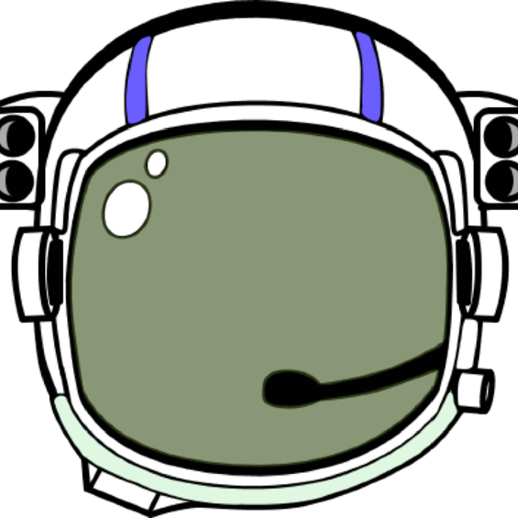 벡터 우주 비행사 헬멧 투명 이미지입니다