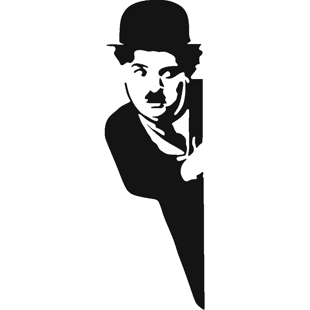 Vector Charlie Chaplin PNG Transparent Image