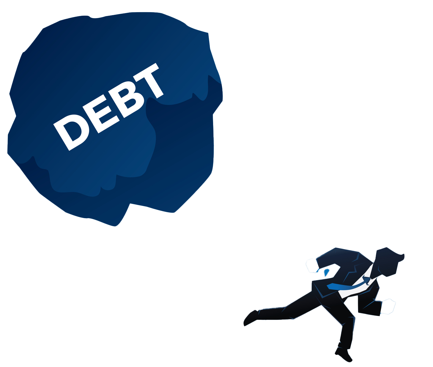 Vector Debt PNG Pic
