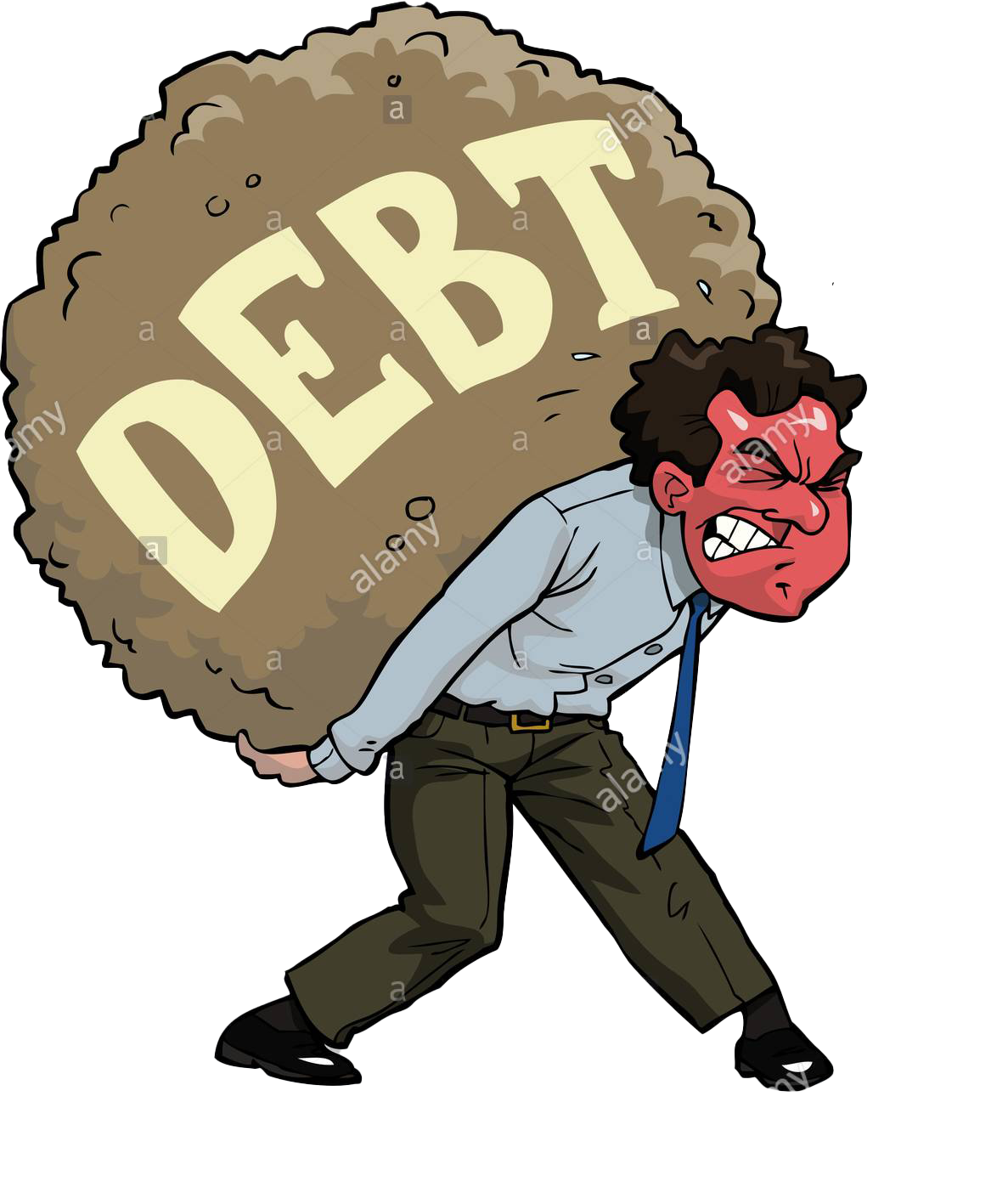 Vector deuda de la deuda Fondo Transparente PNG