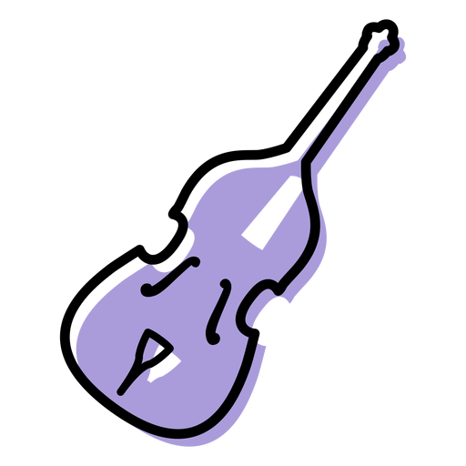 Vector Double Bass PNG Image