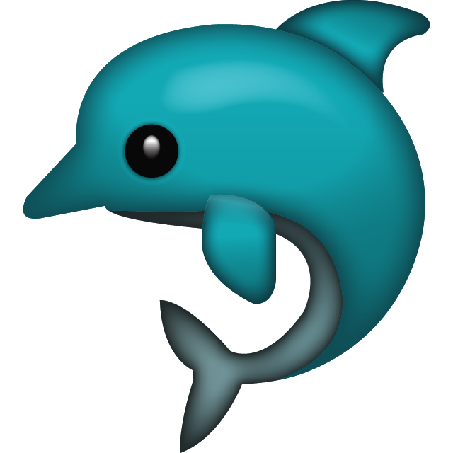 Vector Jumping Dolphin PNG Pic
