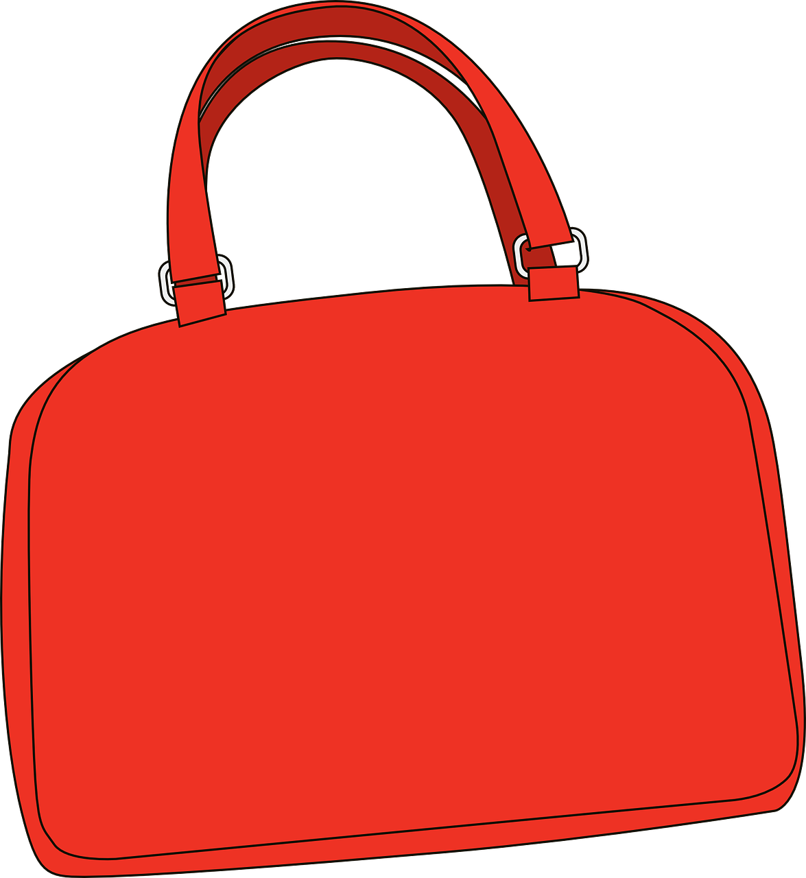 Cartoon illustration of women bag vector icon isolated on white background,  stylish handbag Stock Vector by ©robuart 551398070
