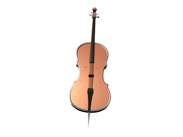 Fondo de imagen de violoncello PNG