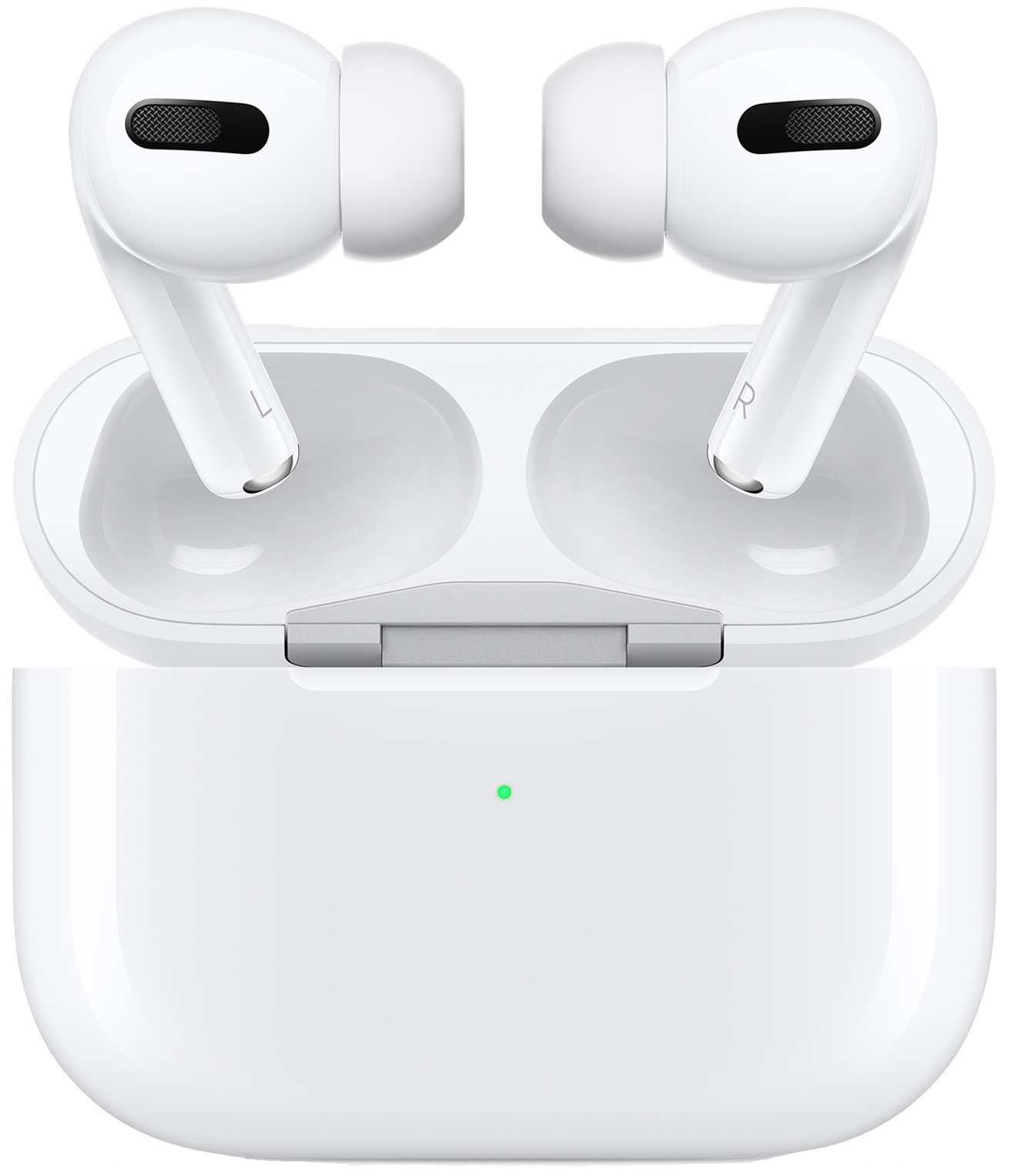 White Airpods PNG Transparent Image