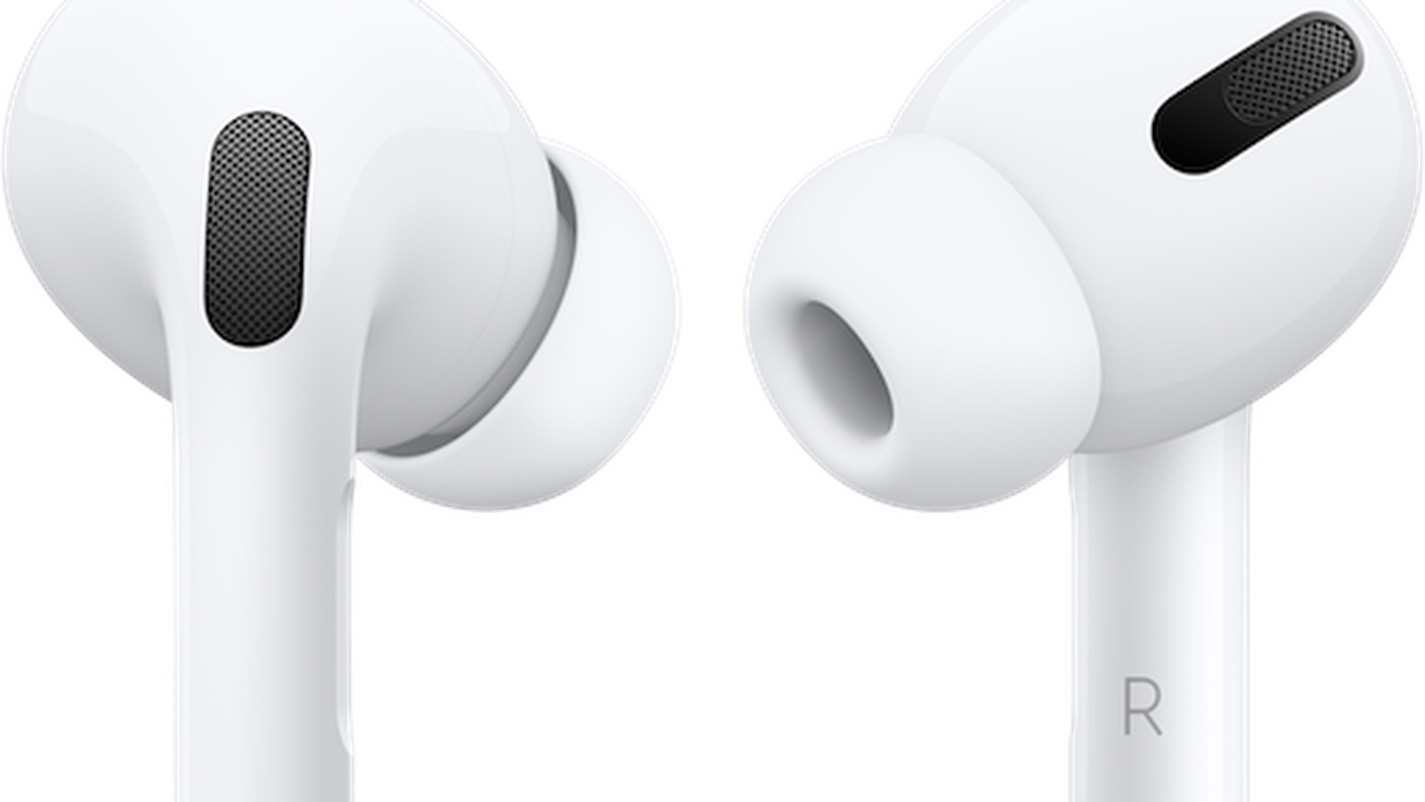 White Airpods Transparent Image