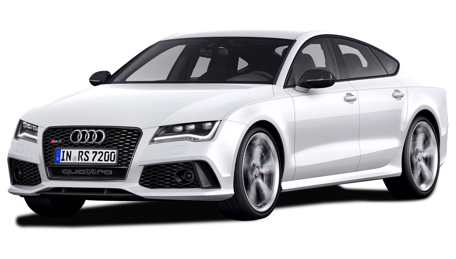 White Audi Car PNG Download Image