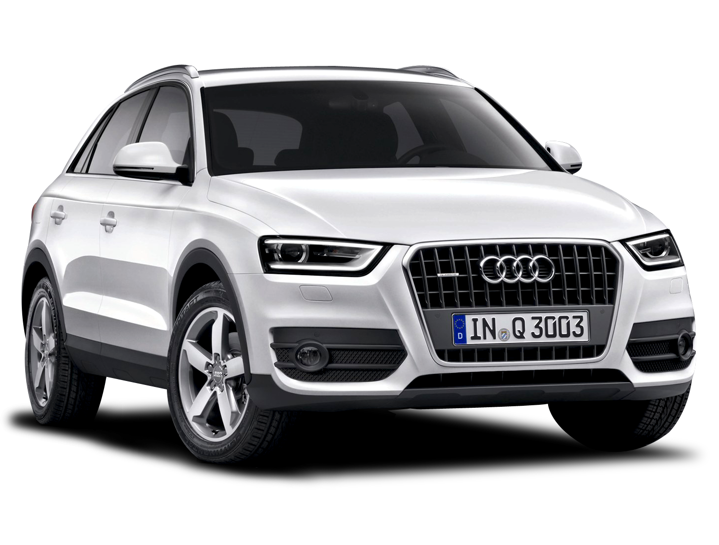 White Audi Car PNG High-Quality Image
