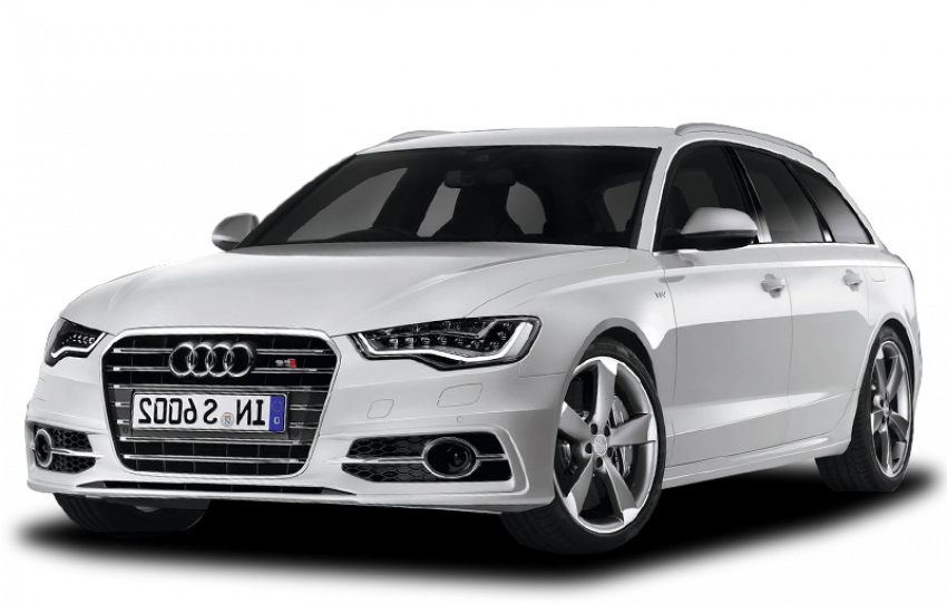 Fondo de imagen de PNG de coche Audi blanco