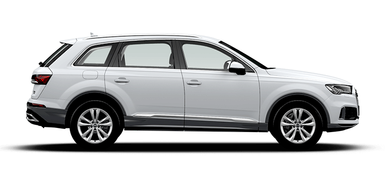 Witte Audi SUV PNG Beeld achtergrond