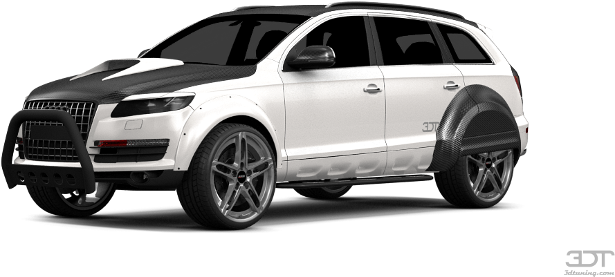 White Audi SUV PNG Image