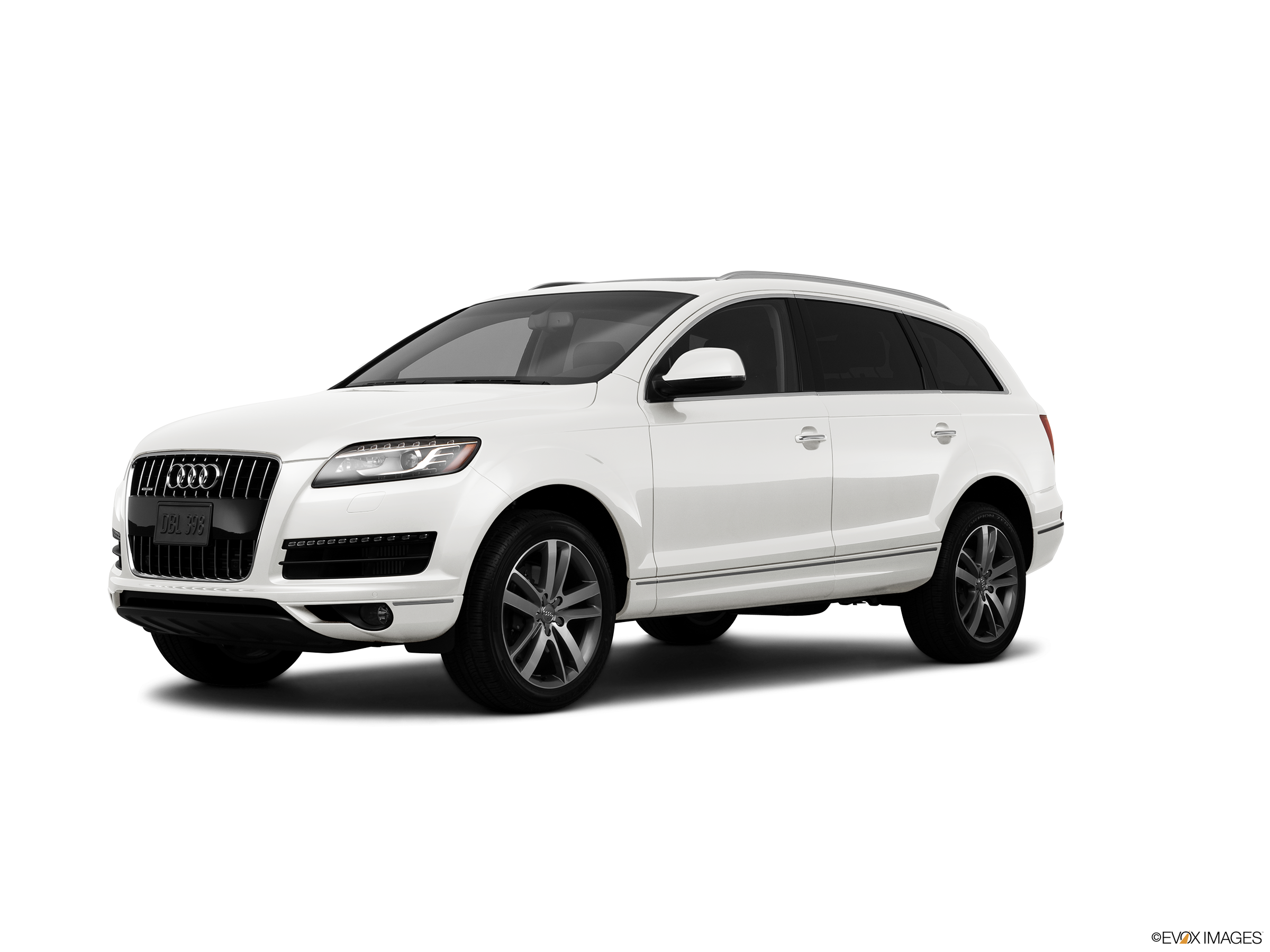 White Audi SUV Transparent Image