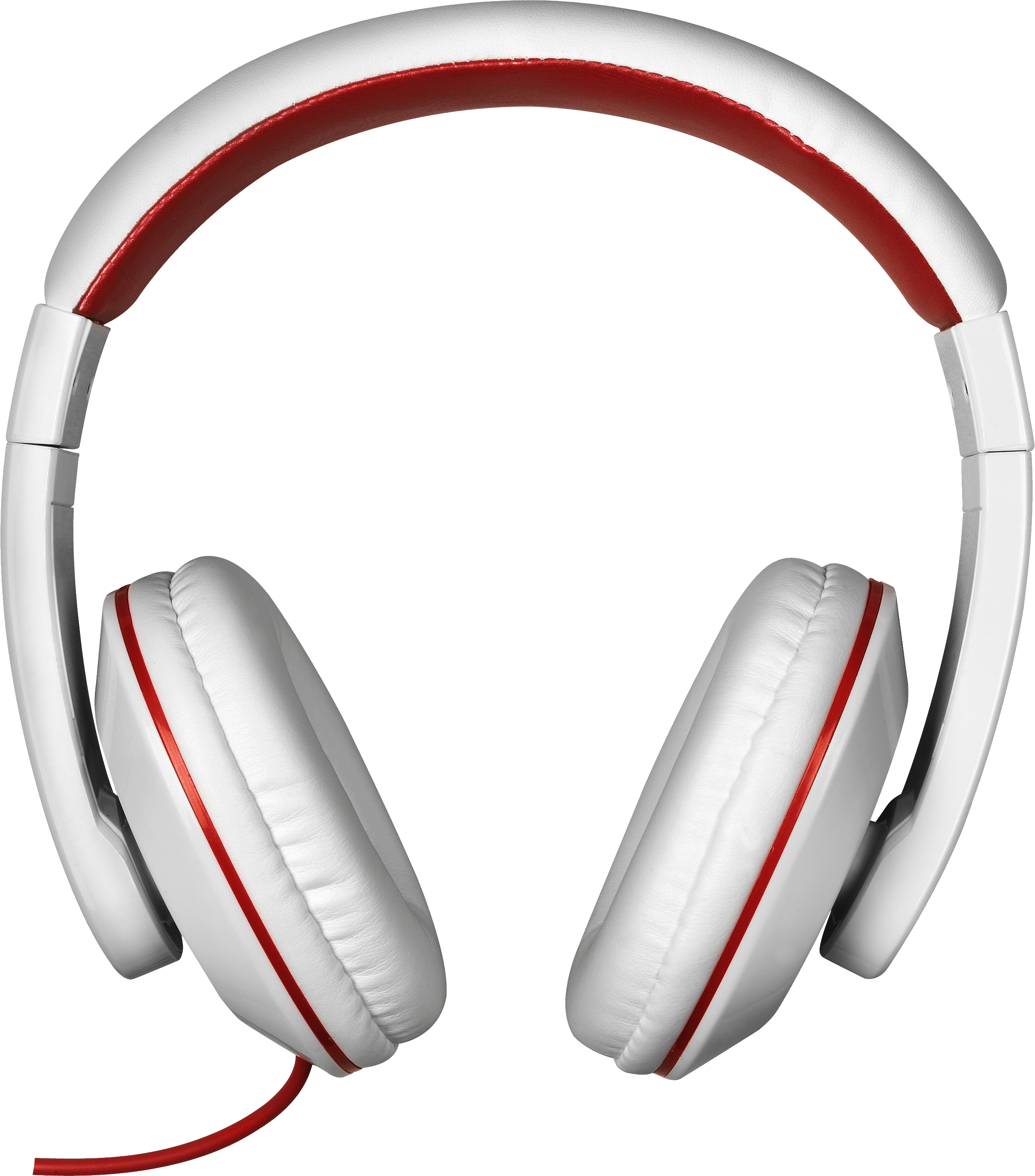 Potongan putih headphone Gambar Transparan