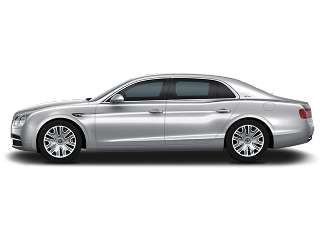 White Bentley Flying Spur PNG Image Background