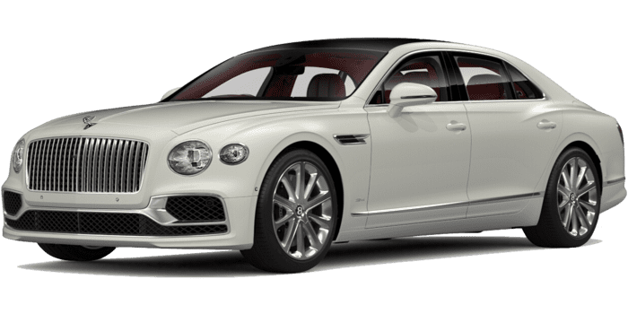 White Bentley Flying Spur PNG Photo
