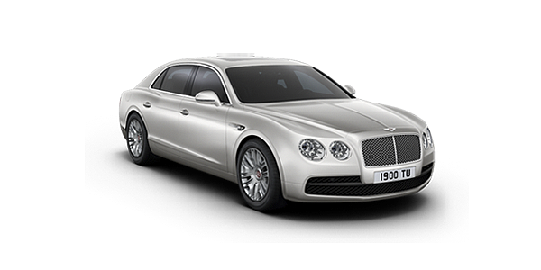 White Bentley Flying Spur PNG Pic