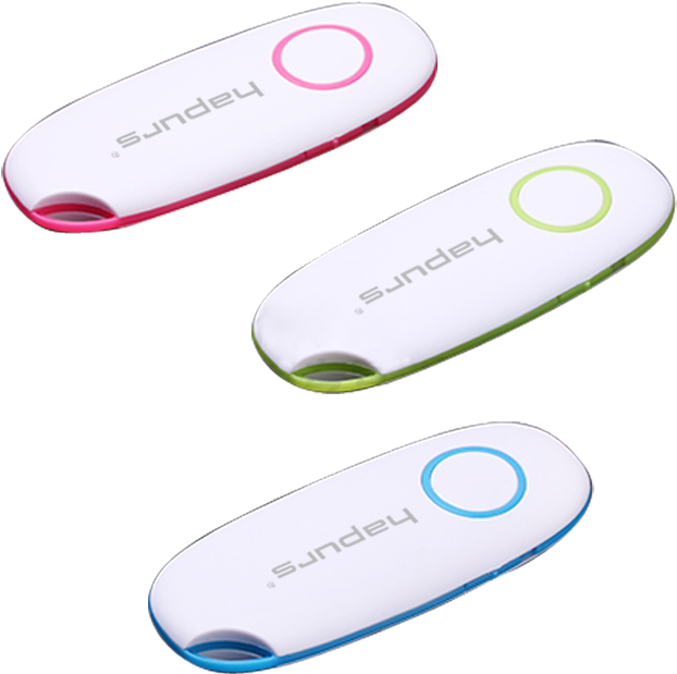White Bluetooth Remote Control PNG Transparent Image