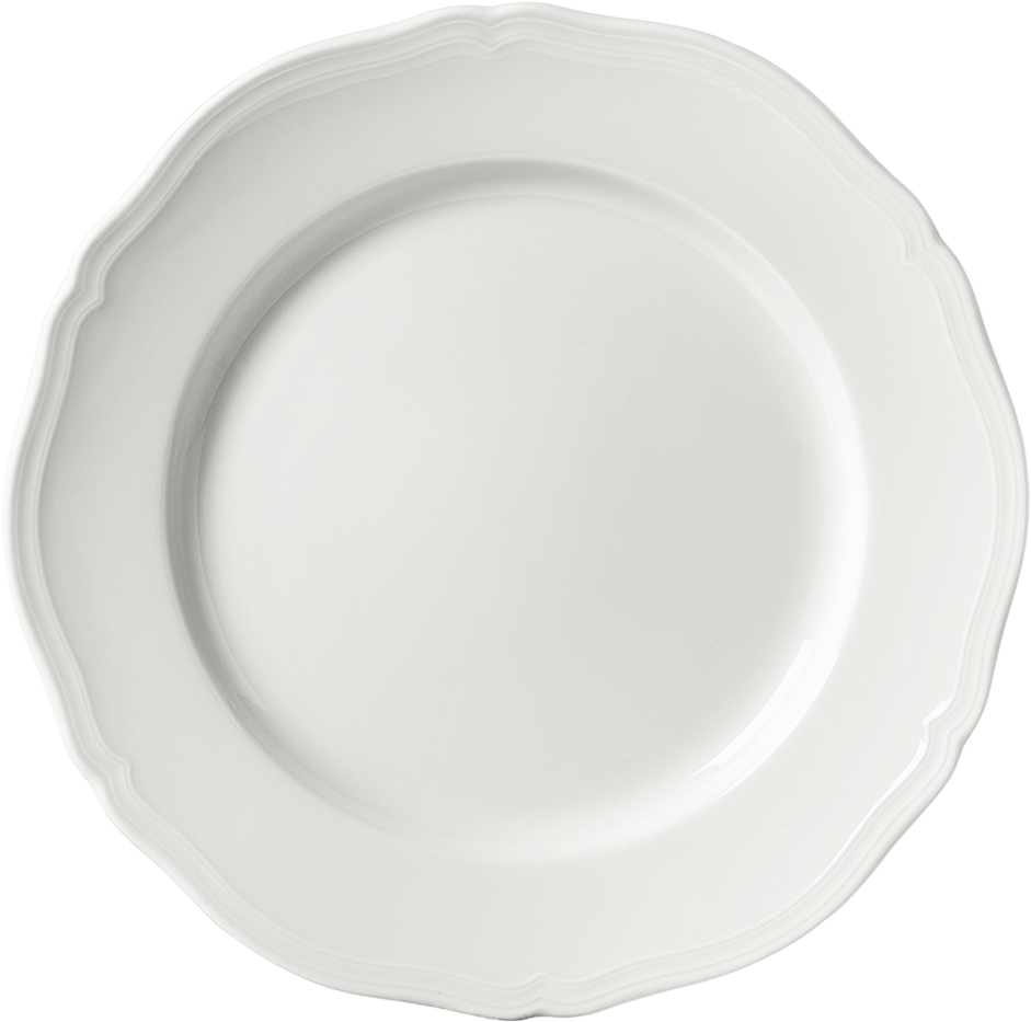 White Dinner Plate PNG Transparent Image
